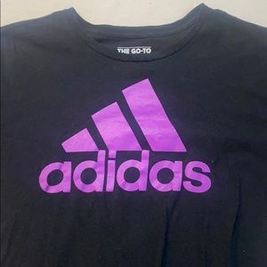 Black and purple Adidas T-shirt